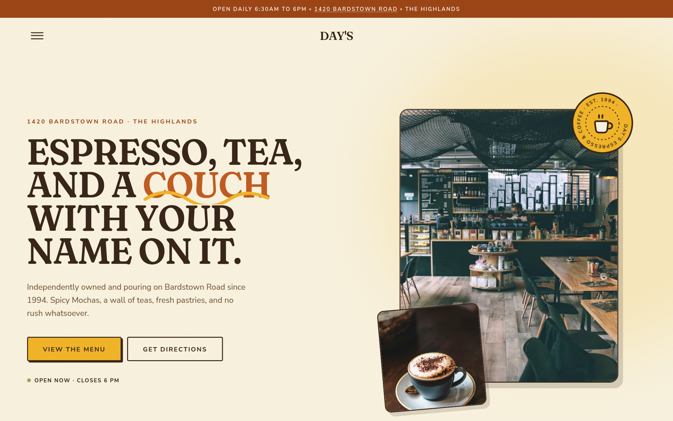 Day's Espresso & Coffee
